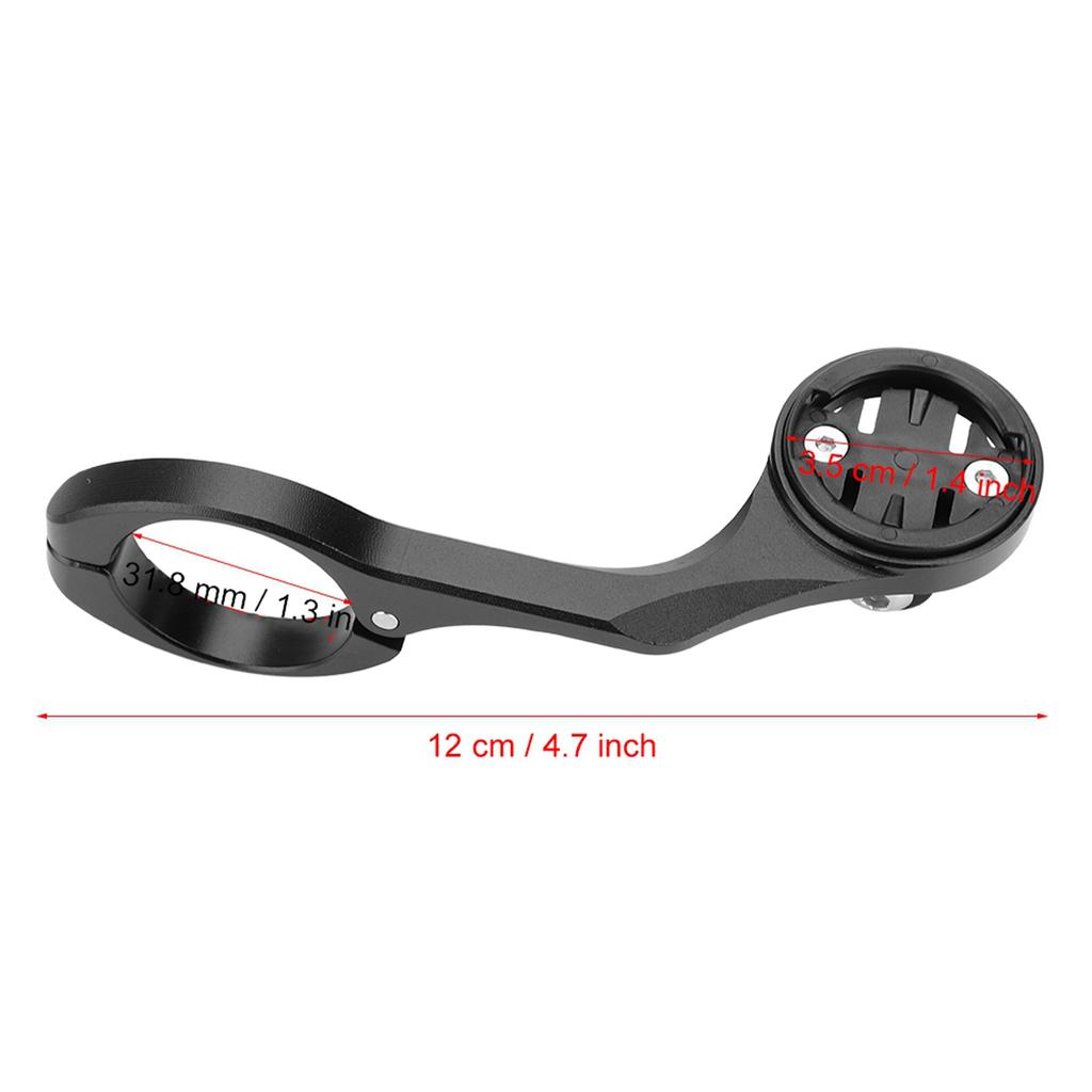 Aluminum Alloy Computer Torch Action Camera Extension Mount(Black, for IGPS)