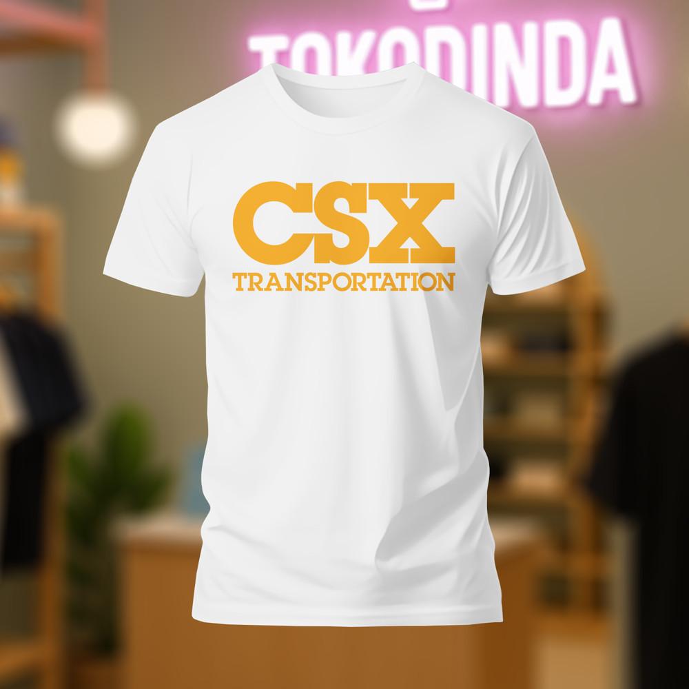 CSX Transportation Railroad logo T-Shirt Funny Made In USA S-5XL Unisex T-Shirt