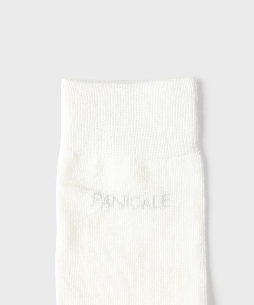 PANICALE Белые носки с логотипом