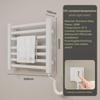 Ванная Комната Электрический Полотенцесушитель с Поддержанием Температуры Без Сверления Полка для Хранения Бытовой Интеллектуальный Полотенцесушитель