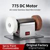 Mini Electric Bench Grinder Sharpener, Stainless Steel Body, Coarse & Fine Wheel, Multi-Function Tool Grinding Machine