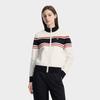 Fila Классический модный кардиган-свитер женский, простой, в полоску, модный, удобный, повседневный, универсальный, теплый, вязаный, верхняя одежда F11W618404FWT