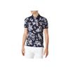 Polo Ralph Lauren Летняя футболка поло с цветочным принтом, вышитым логотипом пони, из хлопка, с коротким рукавом, мужская, топы, темно-синяя 710788923-002