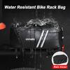 Сумка на багажник велосипеда 7л Задняя сумка для велосипеда Водостойкая сумка на багажник велосипеда с водонепроницаемым чехлом от дождя