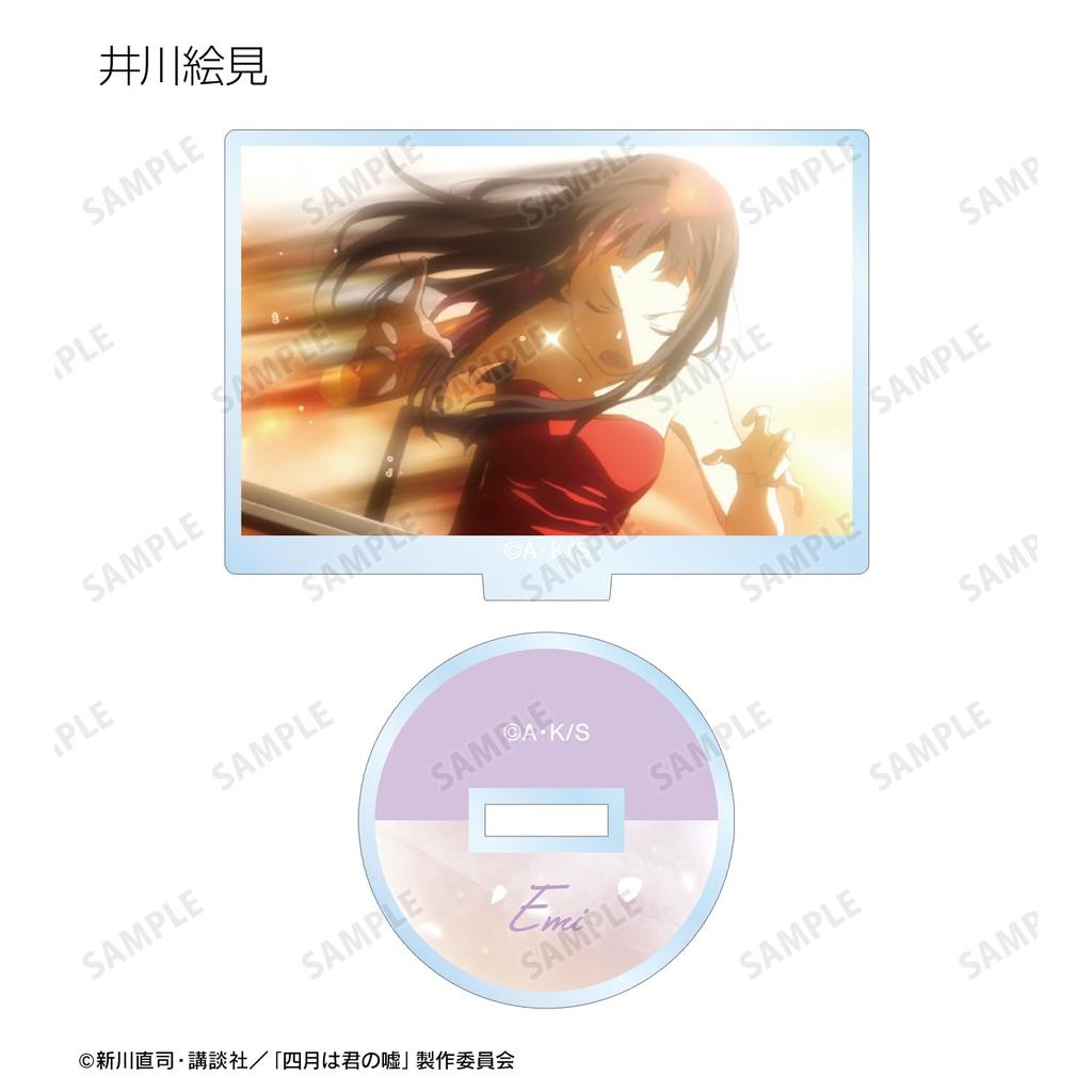 Телевизионная аниме-сцена «Ложь в торговле», акриловая подставка, коробка из 7 предметов «Твой апрель»