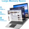 Ноутбук Jumper EZbook S5 14 дюймов, 12 ГБ ОЗУ, 256 ГБ SSD, процессор Intel Celeron J4105, Mini HDMI, два динамика, Type-C