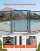 VEVOR Pool Fence Gate, 1.2 x 0.75 m Inground Swimming Pool Fences Gate, Outdoor Security Fencing Door Kit with Self-Closing and Self-Locking Design