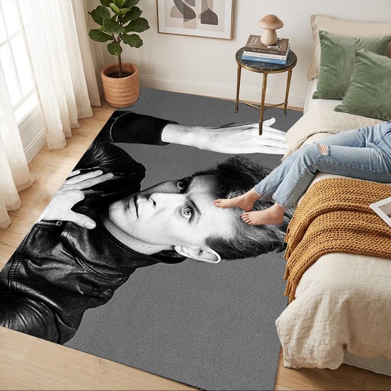 David Bowie Pose Living Room Nonslip Area Rug Soft Carpet For Bedroom Game Playroom Sofa Office Home Decor Doormat Christmas Gift C926655