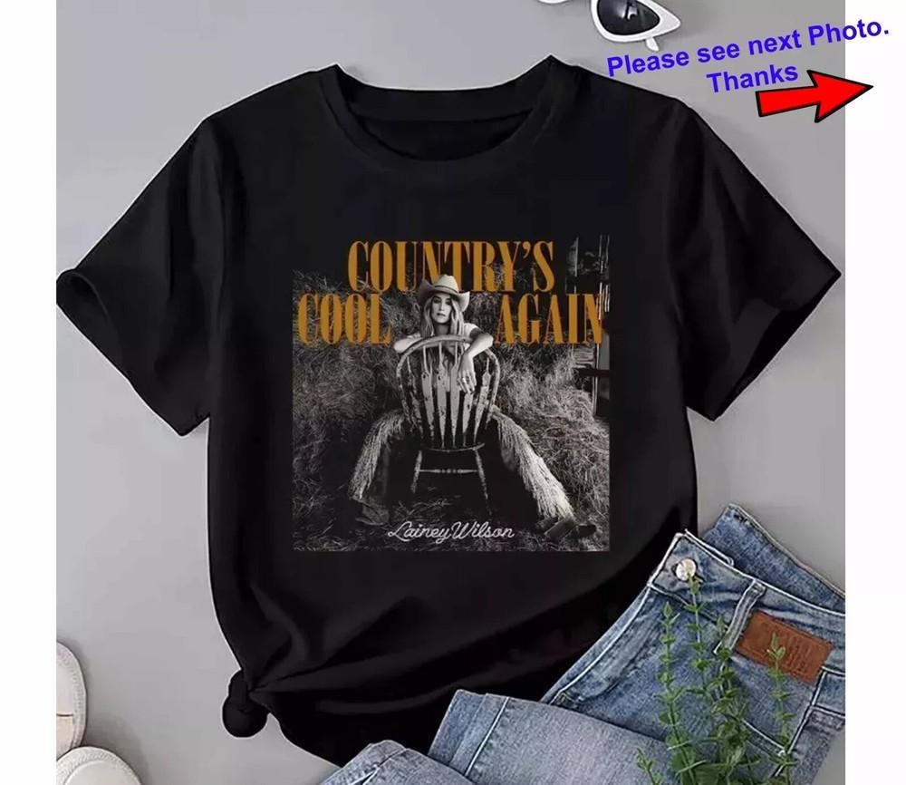 Футболка Lainey Wilson Country Music, 2024 Lainey Wilson Country's Cool Again Футболка Унисекс