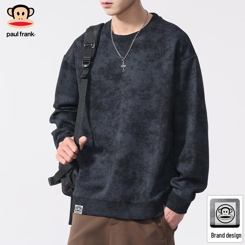 paul frank Men's Heavyweight Loose Fit Crewneck Sweatshirt