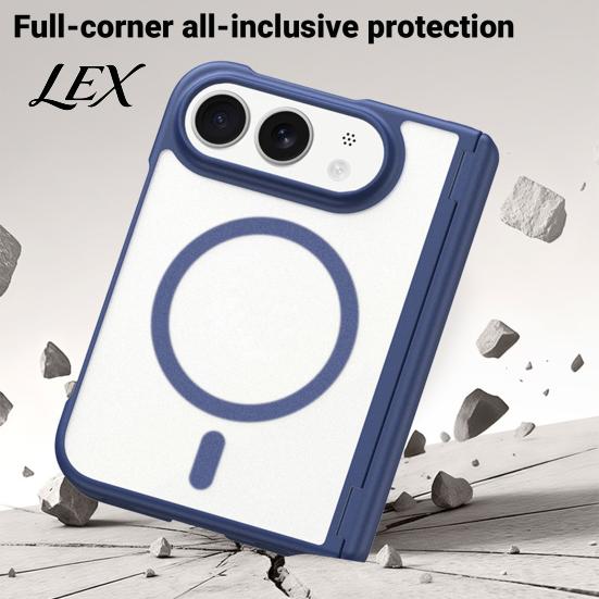 Magnetic Phone Case for iPhone-Duo, Shockproof Folding Cellphone Scratch Resistant Protective Cover, Professional Mobile Shell, Accessories Protection