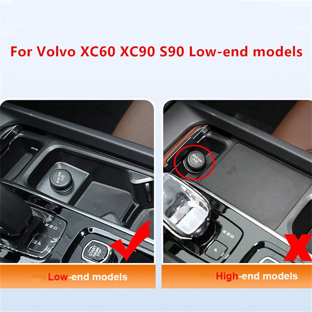 Magnetic Adsorption Wireless Charging Explansion Dock For Volvo XC60 XC90 S90 V90 S60