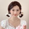 Lace Bow Hair Clip Small Hair Accessories Fresh Headwear Clip  Girl