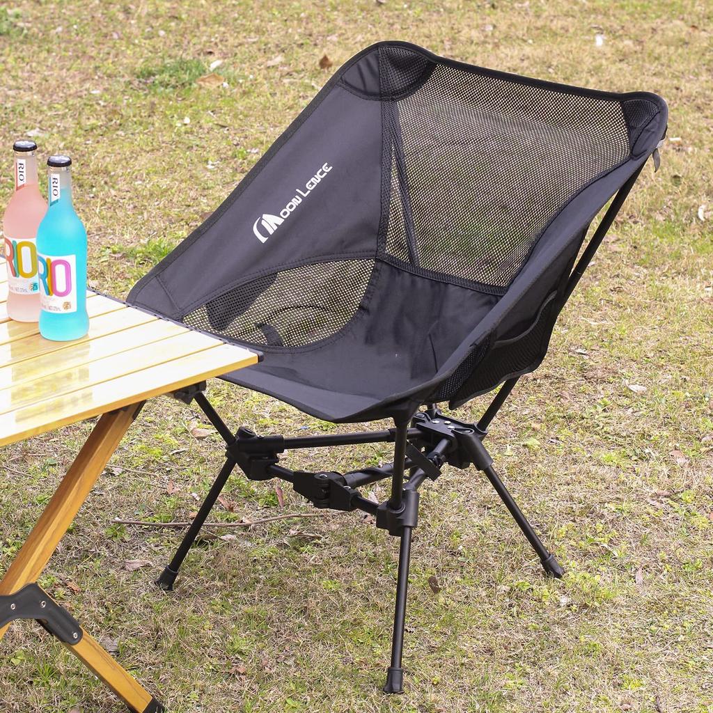 MOON LENCE Outdoor Camping Folding Triangular More More Convenient for Storage and Load Capacity Black Chair, Chair, Chair, Design, Stable,