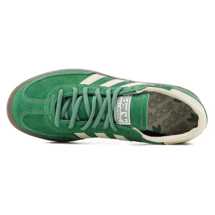 adidas Кроссовки унисекс Handball Spezial Preloved Green Gum кремово-белые IG6192