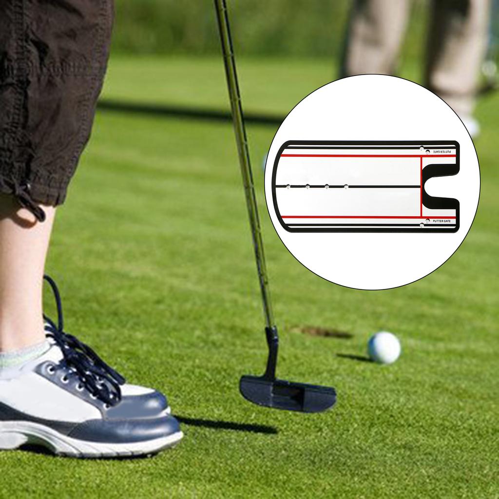 Golf Putting Alignment Mirror Golf Practice Putting Trainer Training Aids Eye Line Practice Your Putting Alignment Tool