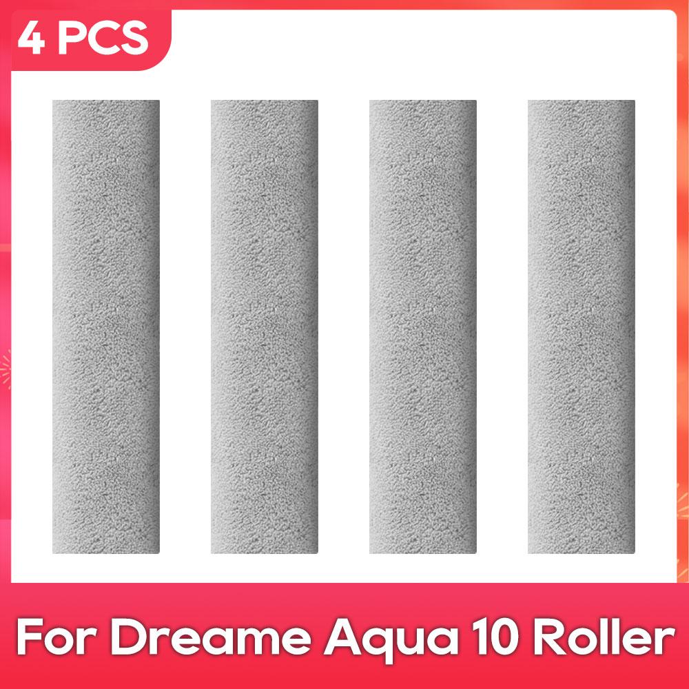 Подходит для ( Dreame Aqua 10 Ultra Ролик в сборе, Aqua 10 Ultra Гусеница ) Комплектующие и принадлежности: Основная боковая щетка, Фильтр, Швабра, Пылесборник