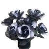 Multicolor Calla Lily Artificial Flower Halloween Faux Red Palm Simulation Rose  Flower Arrangement