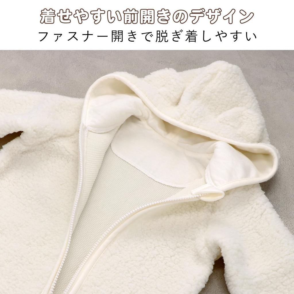 Размеры Baby Castle Сделано в Японии Комбинезон, 60-80, Мокомими,