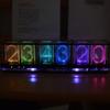 Имитация полноцветного RGB светящегося трубчатого clock LED музыкального спектра DIY наборы Декорация Подарок Ночник Освещение атмосферы