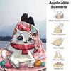 1pc Cute Cartoon Cat Cartoon Blanket, Seasonal Universal Home Decoration Blanket, Throw Blanket, for Decorating Your Own Sofa and Living Room, Super S