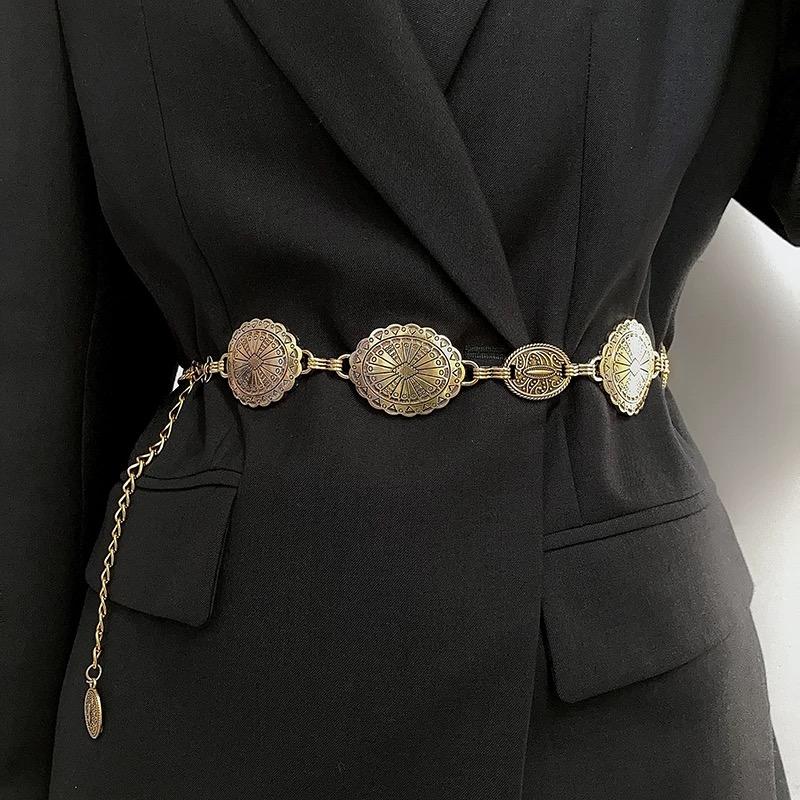 Belt for women new item, niche design, decorative waist chain, versatile retro matching, dress, jeans, belt