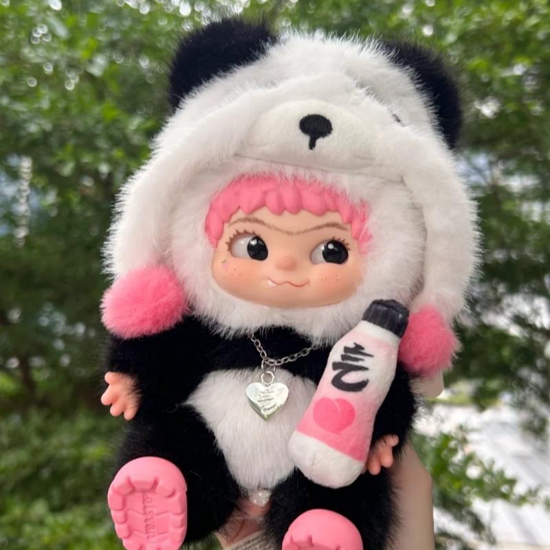 Новая оригинальная подвесная карточка Wakuku Kawaii плюшевая кукла Милый кролик Ангел Панда Дракон стиль Подвеска для сумки Декор Подарок для девочек и детей