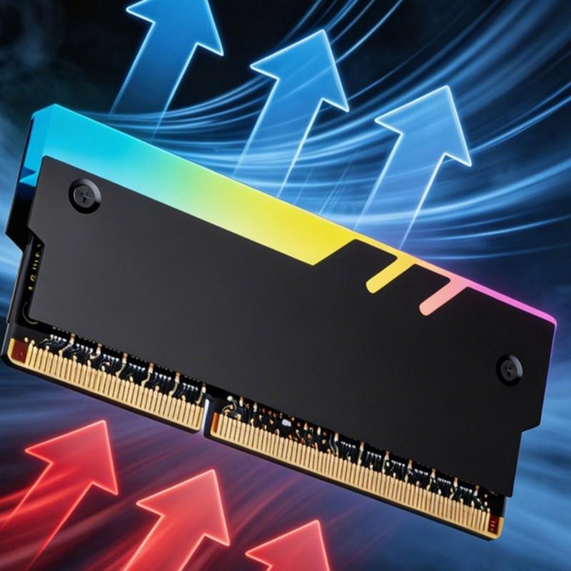 Высокопроизводительный ARGB Металлический Радиатор Для Памяти DDR5 DDR4 DDR3 DDR2 С Улучшенным Охлаждением И Световым Эффектом
