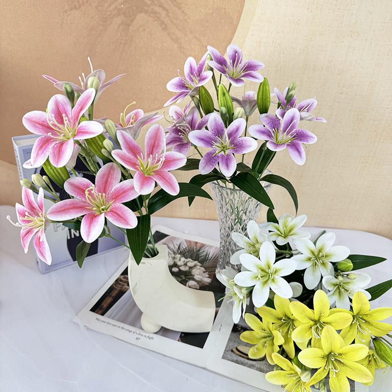 Lily Blossom Lifelike Arrangements For Wedding Venue Decor And Photography Props