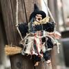 Halloween Hanging Doll Decoration Ghost Witch Horror Scary Hanging Ghost Flying Witch Pendant Festival Bar Home Decoration AVE