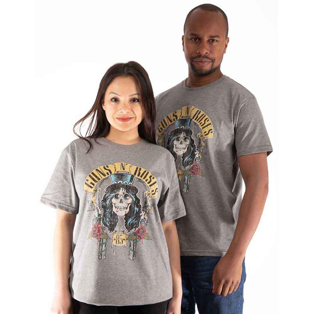 Guns N Roses Men's Slash '85 T-Shirt, Grey (Grey Grey), XX (Size:XX-Large)