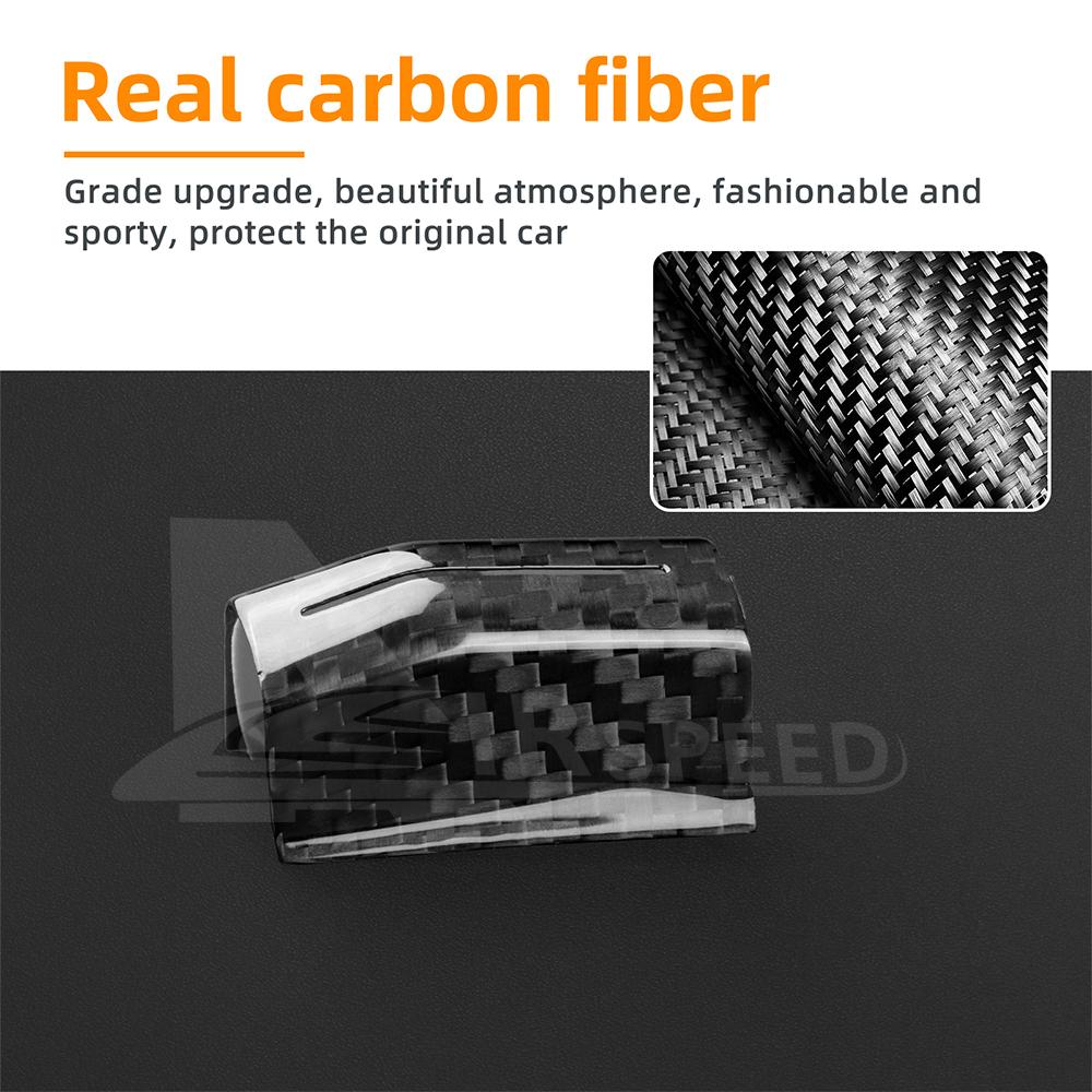 Real Dry Carbon Fiber Gear Shift Collar for BMW X3 G45 M3 G80 2025 IX i20 2021-2025 i5 G60 5 Series G60 2024 2025 LHD