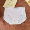 Простое нижнее белье из ледяного шелка, женские трусики 5А, антибактериальные бесшовные дышащие трусы