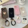 Heart Lanyard Phone Case For Samsung Galaxy M56 M16 M06 M05 M04 M33 M23 5G M13 4G M54 M34 M14 M55 M35 M15 5G Soft Rope Cover