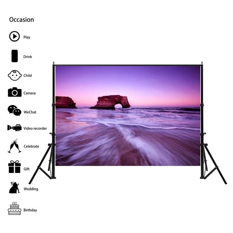 Серия Пляжный Морской Пейзаж Фоновая Ткань для Летних Вечеринок, Мероприятий, Фон для Фотосессий, Декор в Пляжной Тематике, Свадьбы