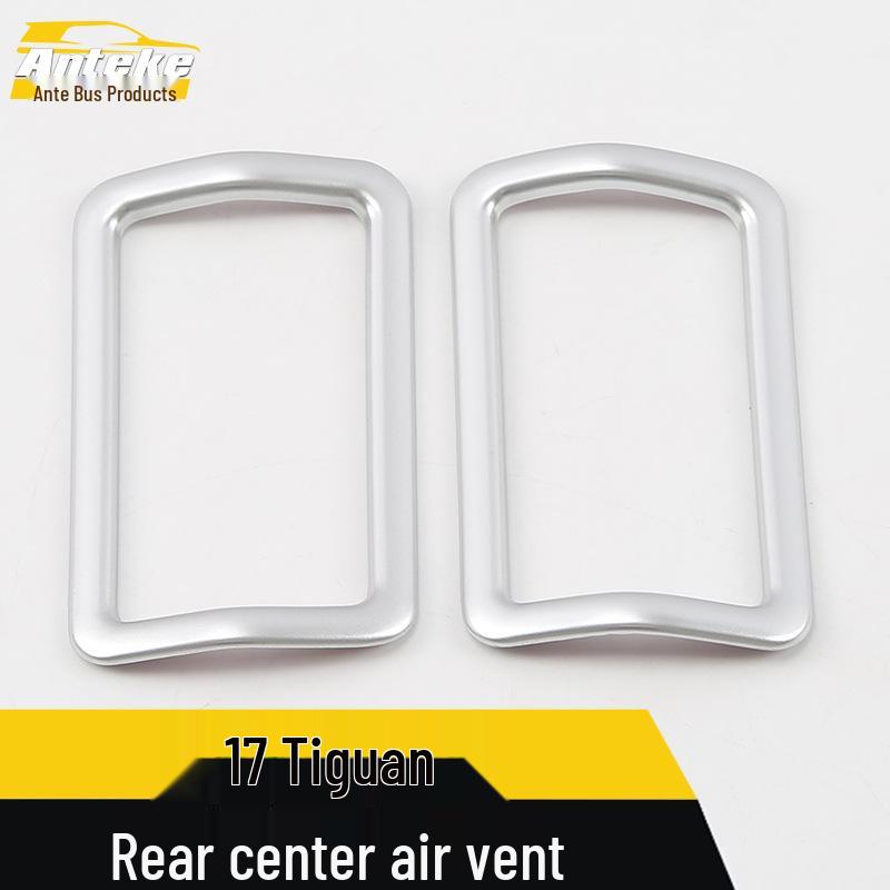 Compatible with 17 Teramont Models: Rear Center Air Outlet Decorative Frame & Center Console Air Conditioning Accent.