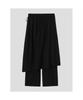 8SECONDS Layered Skirt Pants Black