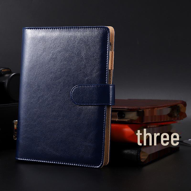 Набор из кожаных блокнотов с магнитной застежкой — с возможностью нанесения логотипа, включает блокноты формата A5 и B5 с отрывными листами в подарочной коробке