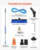 Water Fed Pole Kit 9m Solar Panel Cleaning Pole with Extendable Handle