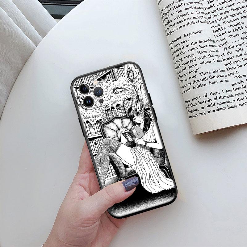 Чехол для телефона Junji Ito Tomie, новый, премиум-обложка, для iPhone 16 15 14 13 Pro Max Plus Mini