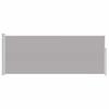 Retractable Side Awning 120 x 300 cm Grey