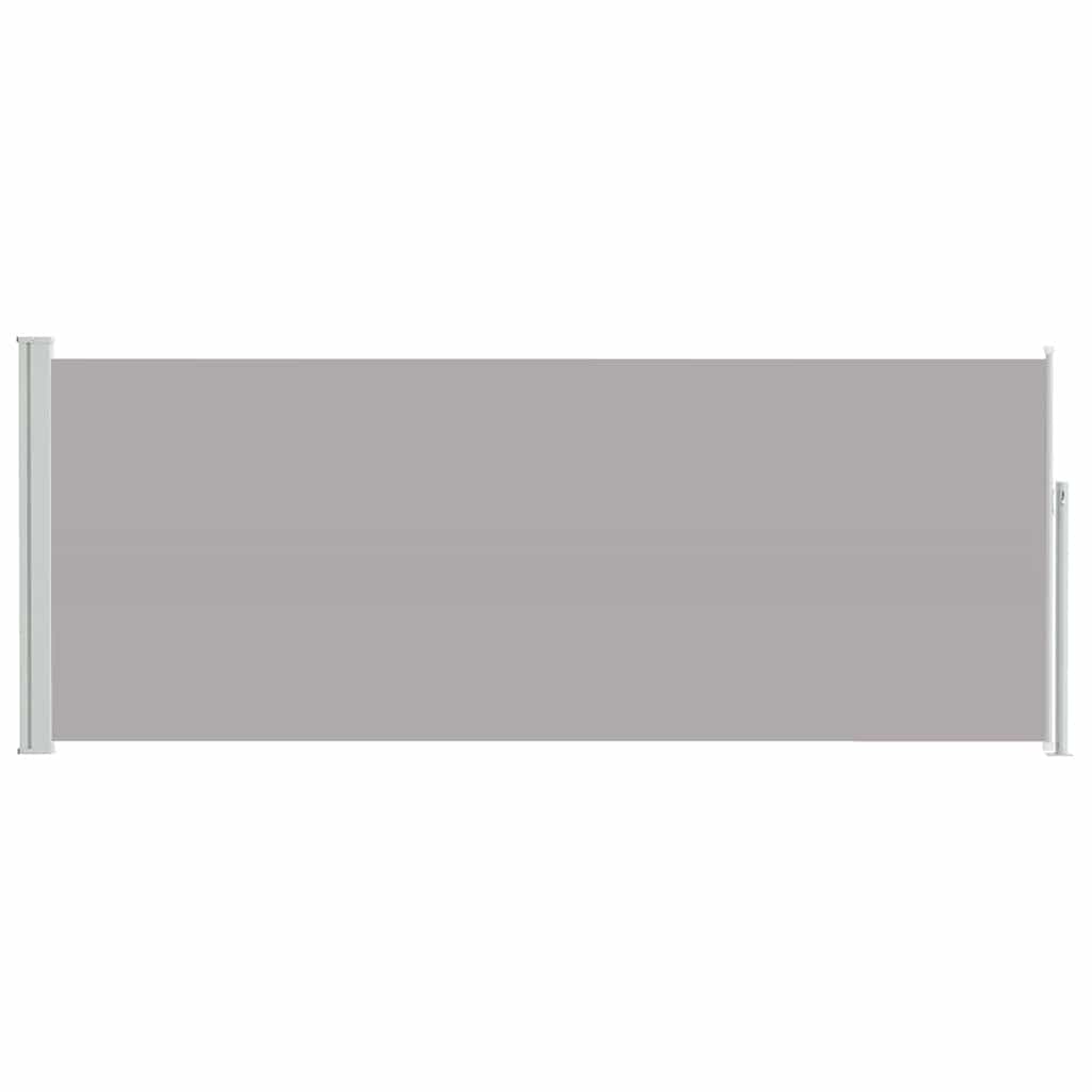 Retractable Side Awning 120 x 300 cm Grey