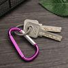 New Safety Equipment Buckle Keychain Alloy Carabiner Climbing Button Camping Hiking Hook