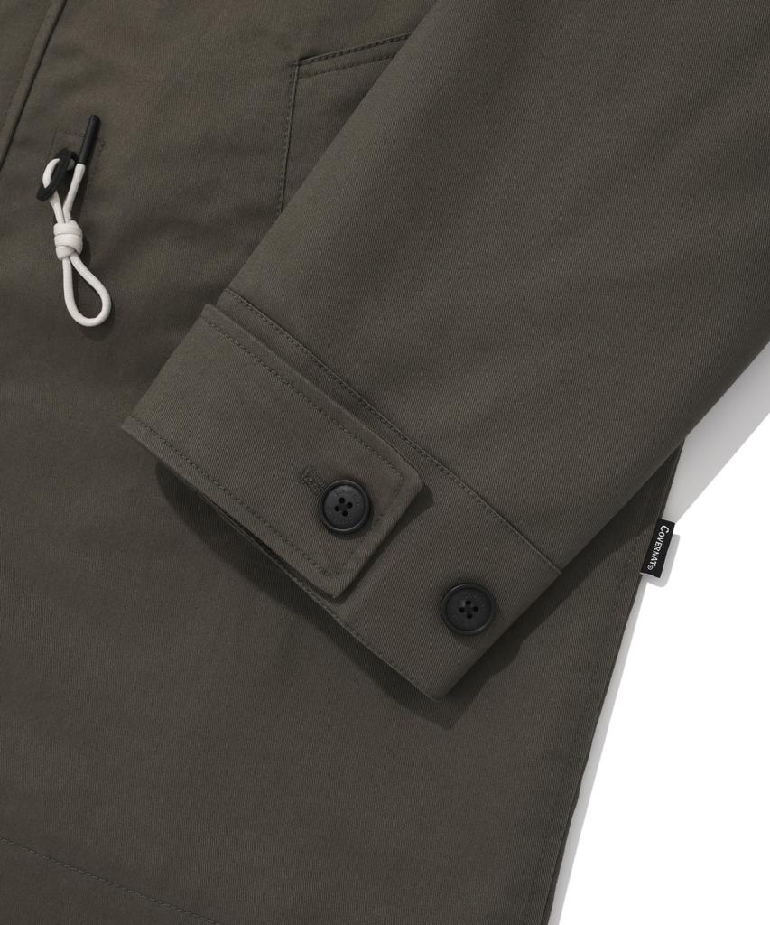 Covernat Hoodie Coat Jacket Khaki