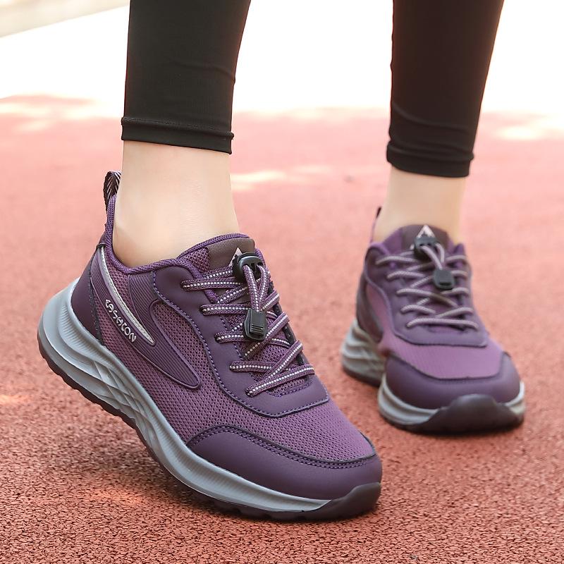 Zulijie Autumn Comfort Мягкая нескользящая подошва для ходьбы для мам среднего и пожилого возраста