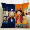 Наволочка с принтом персонажа из аниме One Piece, любимого фанатами. Декоративная наволочка для спальни, гостиной и энтузиастов аниме