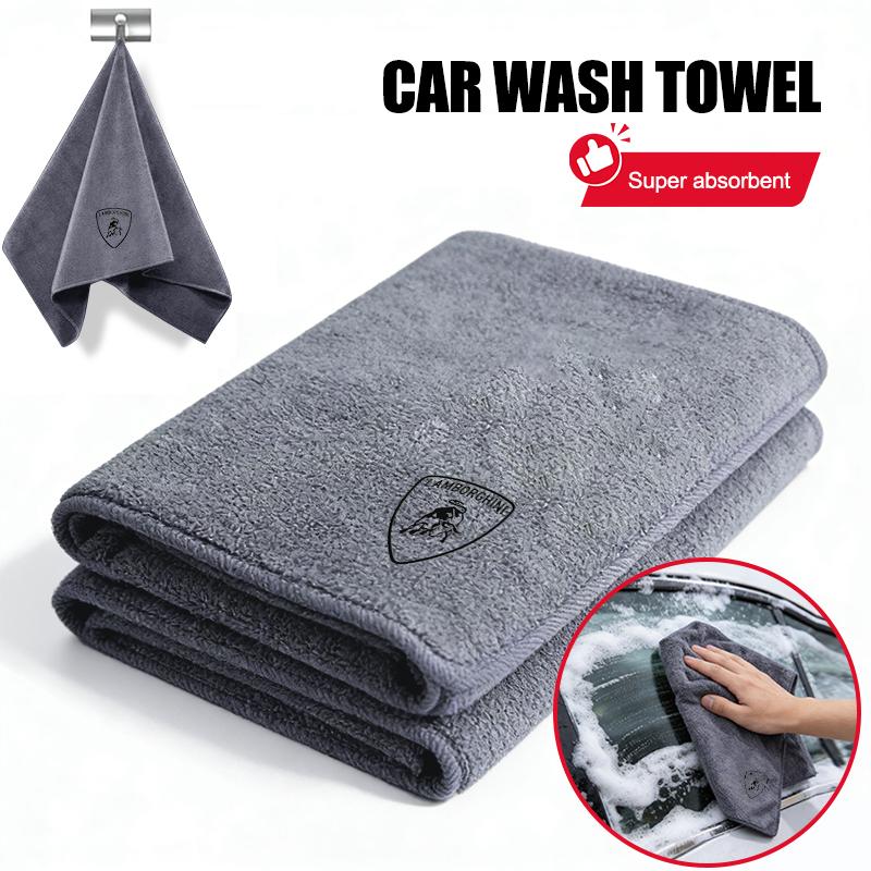 Suede Fleece Microfiber Towel Car Cleaning Rag Cloth For Lamborghini LP570 LP610 Urus LP700 LP770 Gallardo Aventador Accessories HH69