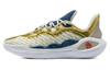 Кроссовки для баскетбола Curry 11, нескользящие, износостойкие, низкие, унисекс, желто-синие 3026617
