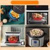 Large Air Fryer Silicone Basket Pot 25/21.5/20cm Round Non-stick Airfryer Tray Mold Reusable Over Baking Mat Liner Accessories