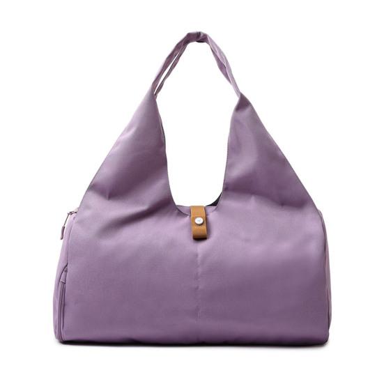 Yoga Travel Bag with Yoga Mat Fixing Strap Water-Resistant Oxford Fabric Multi-Functional Pockets Gym Bag